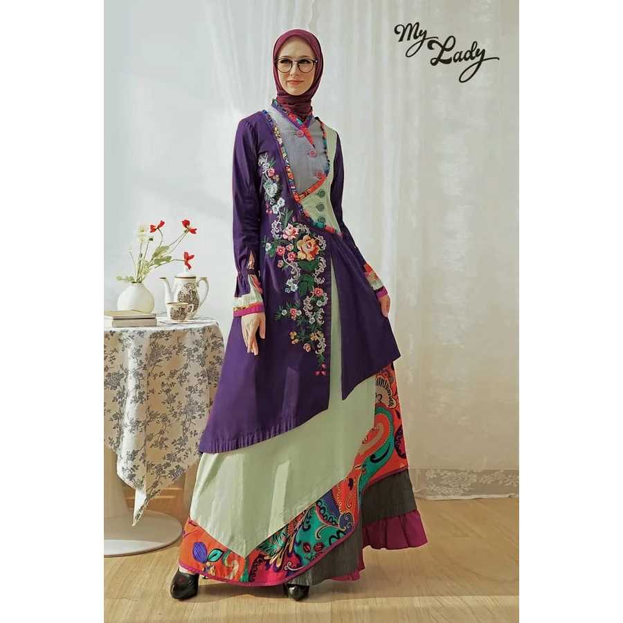 Tuneeca Gamis Azzahratul T-0523011 / My Lady / Gamis kekinian