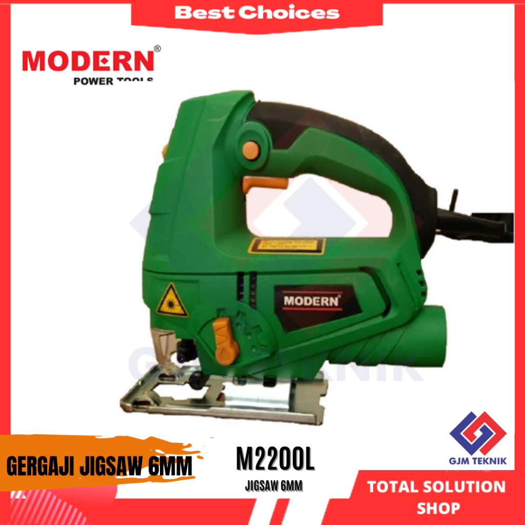Mesin Jigsaw M-2200L Modern - jigsaw modern laser - jigsaw murah - mordern jigsaw 6cm