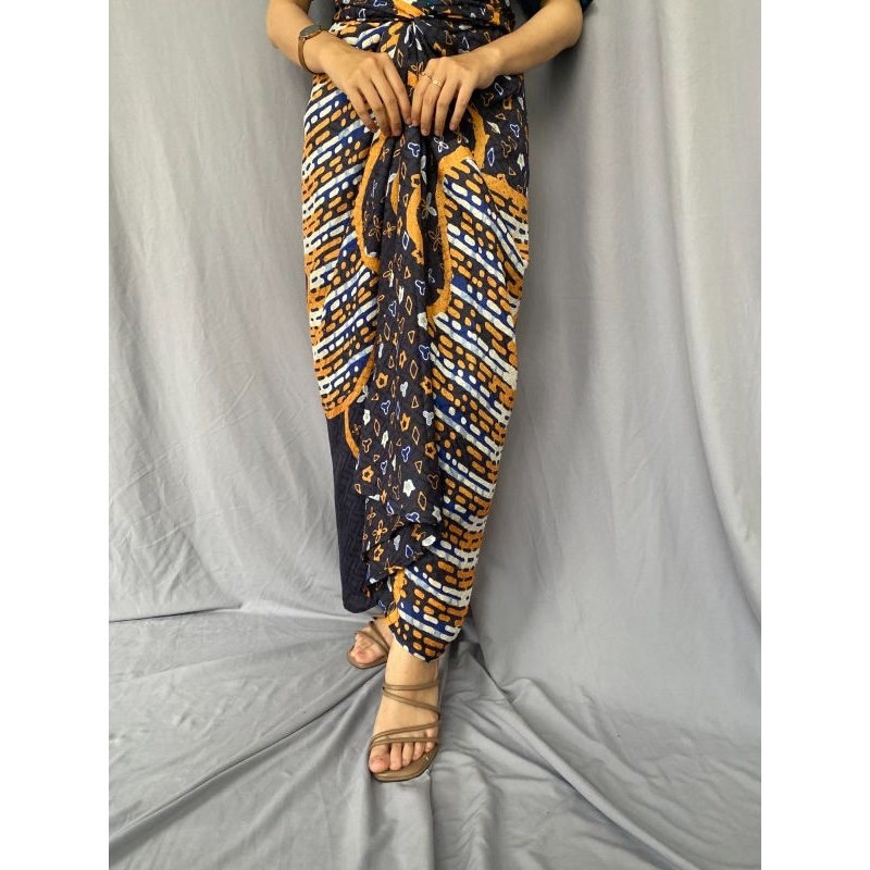 Rok Lilit Instan Batik Cap Kombinasi Tulis Viscose