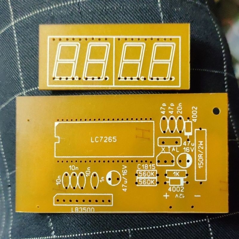 PCB FREQUENCY COUNTER FM