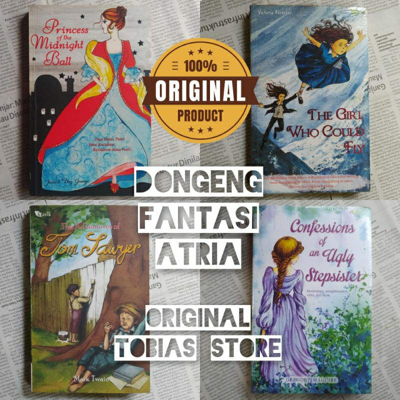 NOVEL DONGENG FANTASI ATRIA - BUKU BARU DAN PRELOVED ORIGINAL MURAH