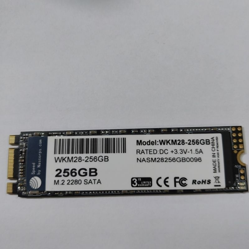 SSD M.2 SATA 256GB MURAH NO NVME