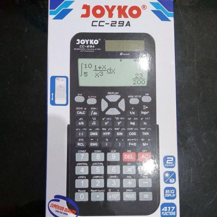 

Calculator Kalkulator Joyko CC-29A Scientific 417 Functions