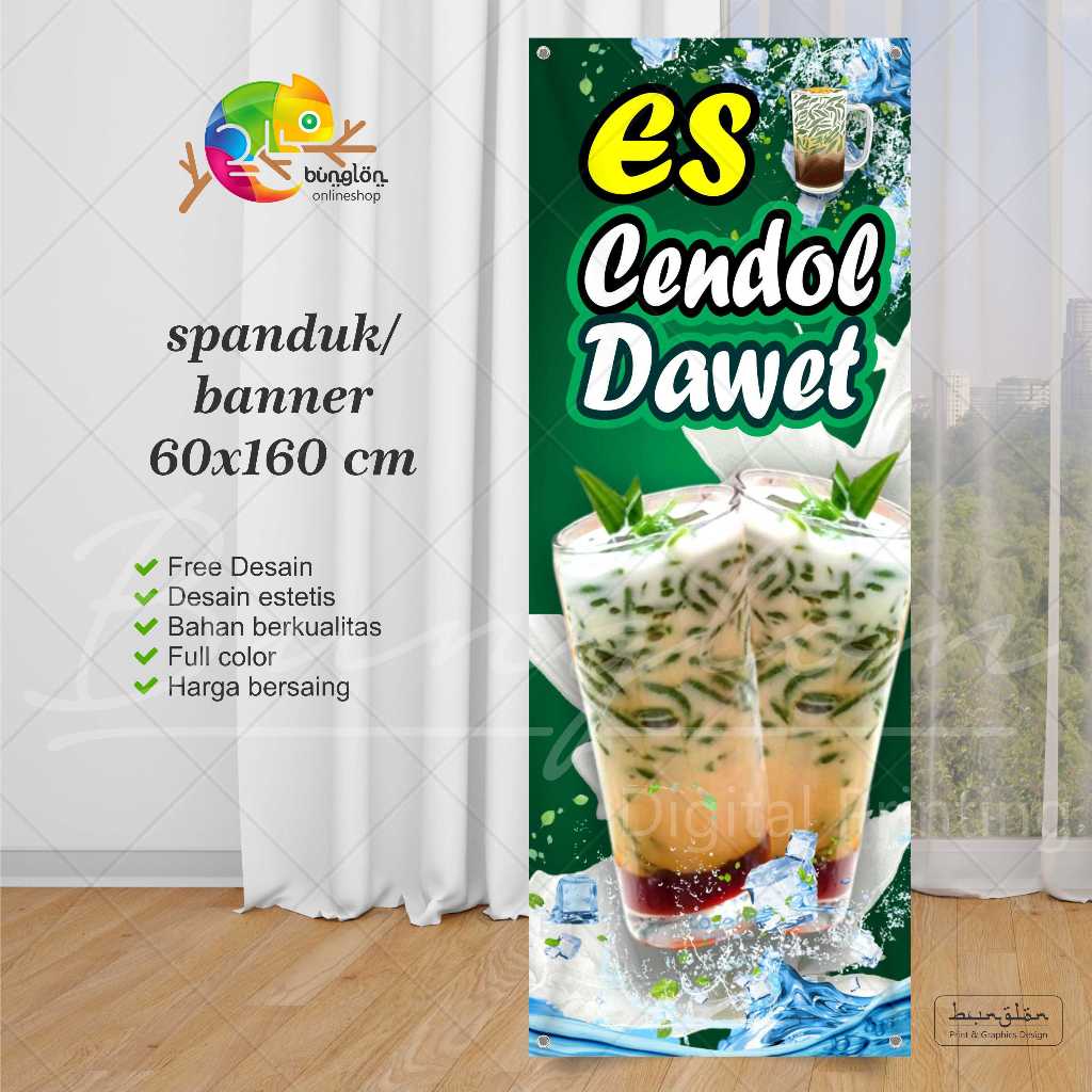 Spanduk Banner Es Cendol Dawet, Es Cendol Spanduk