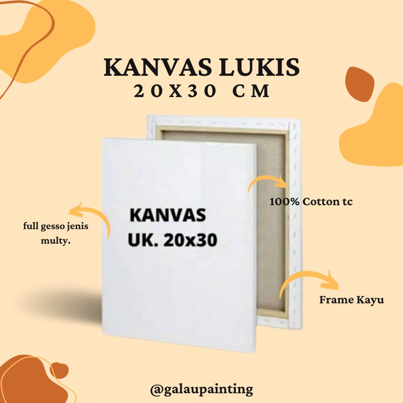 

Kanvas Lukis Premium 20x30 cm | Painting Canvas 20x30 cm