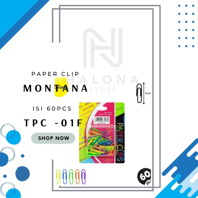 

Paper Clip / Klip / Penjepit Kertas Montana