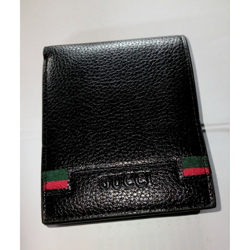 Dompet gucci kulit lipat pria fashion murah import