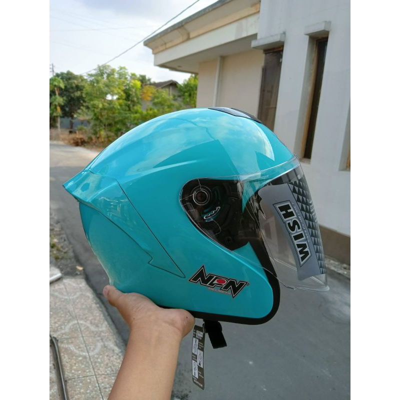 HELM HALF FACE ZIP NPN KANSAI REPLIKA NJS KRONOZ ORIGINAL SNI