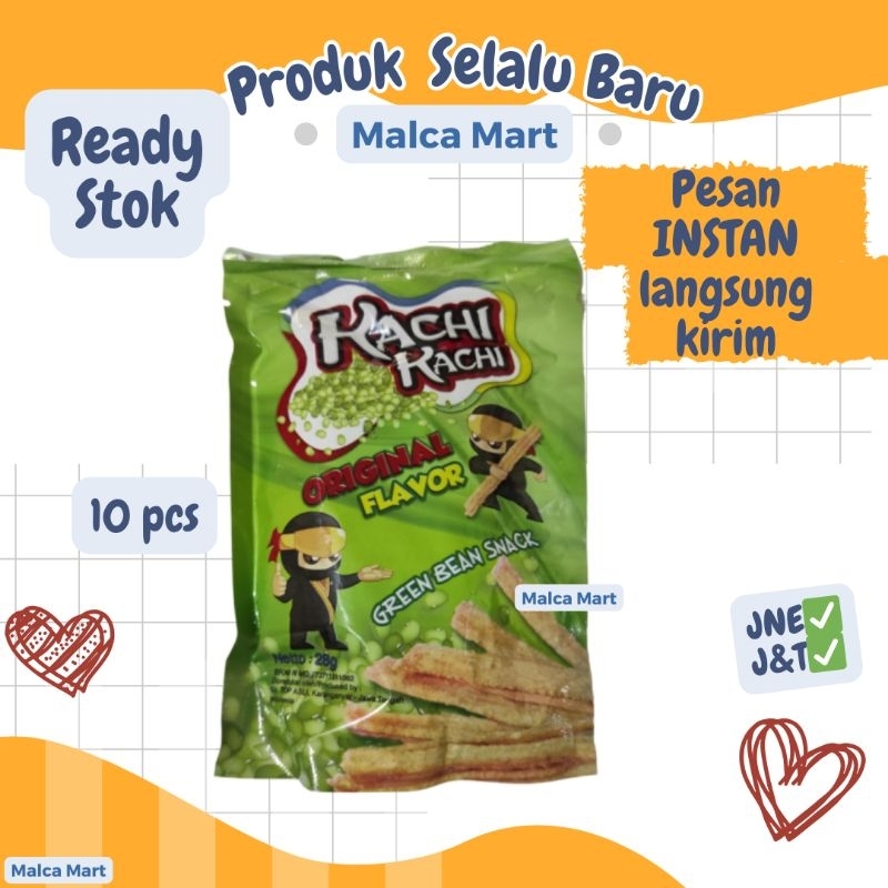 

KACHI KACHI GREEN BEAN SNACK 10 pcs @28 gram