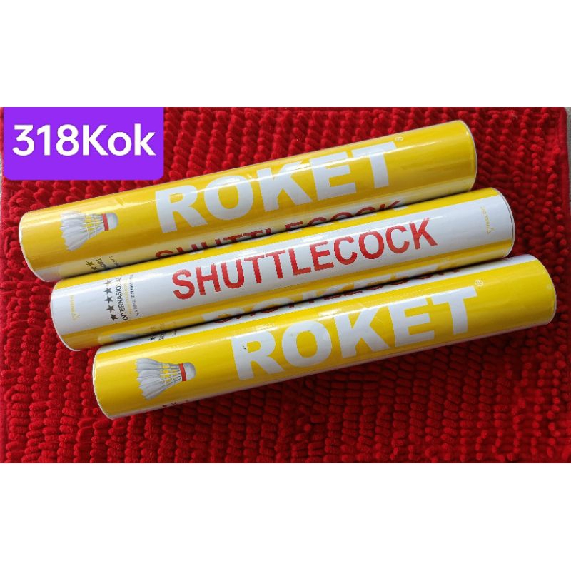 Shuttlecock Roket Kuning