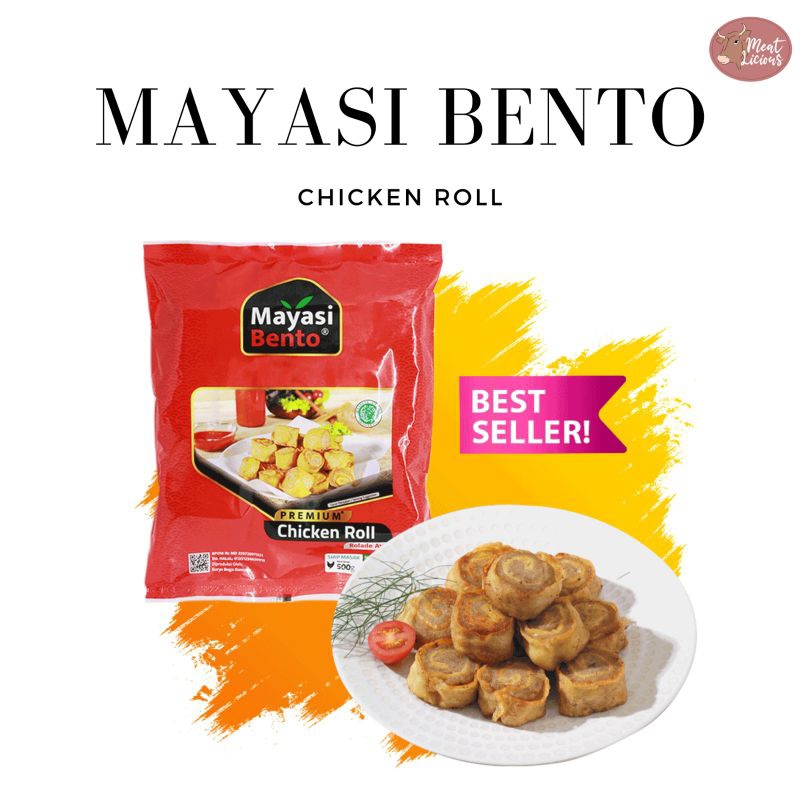 

Mayasi Bento 500gr (Chicken spicy, Chicken roll, Shrimp roll, Chicken katsu, Chicken karage, Chicken teba)