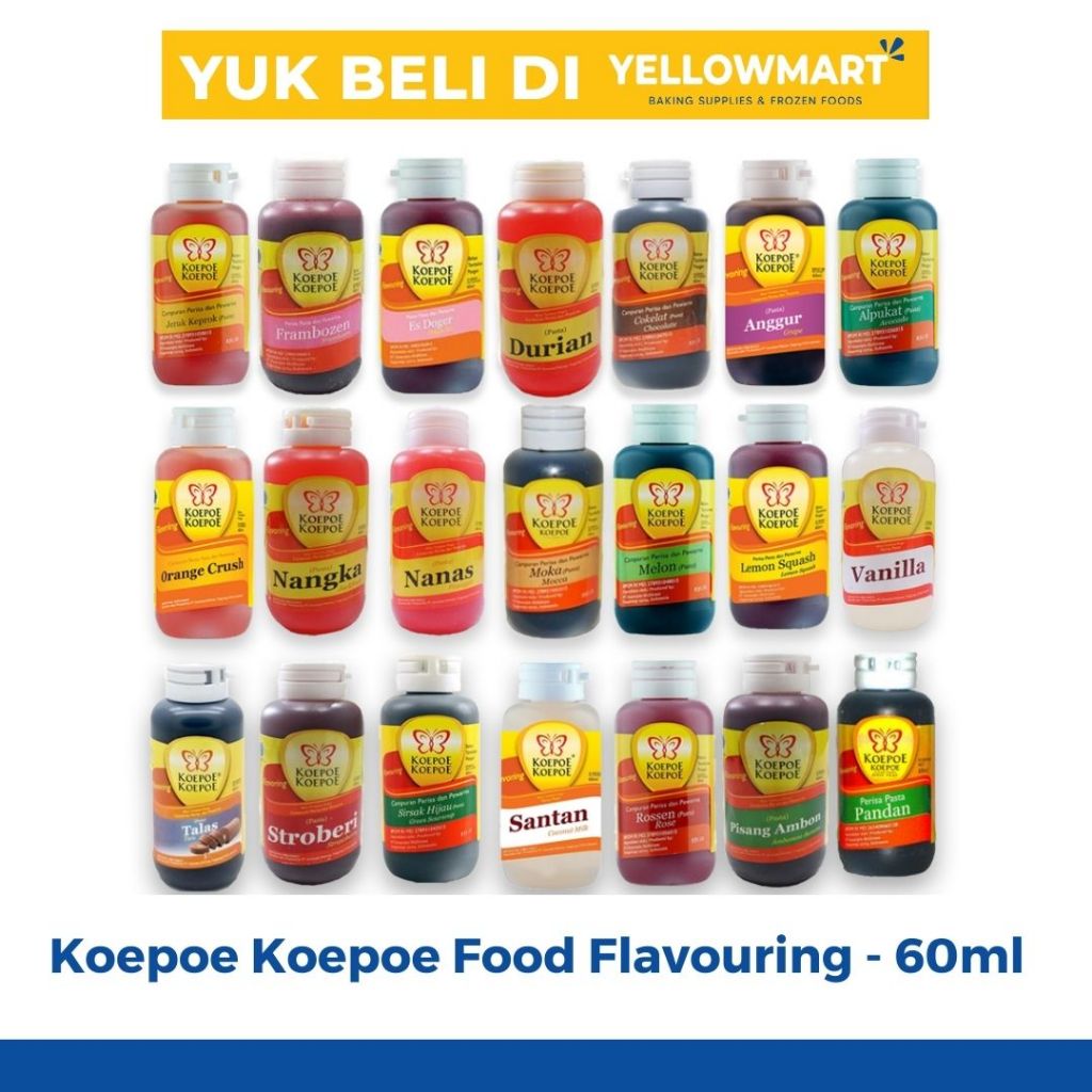 

Koepoe Koepoe Food Flavouring 60ml - Pasta Perisa Makanan