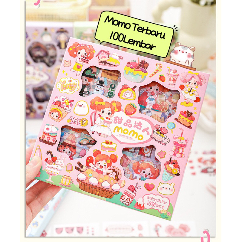 

Sticker MOMO Terbaru (100 Lembar) Stiker Pvc anti air