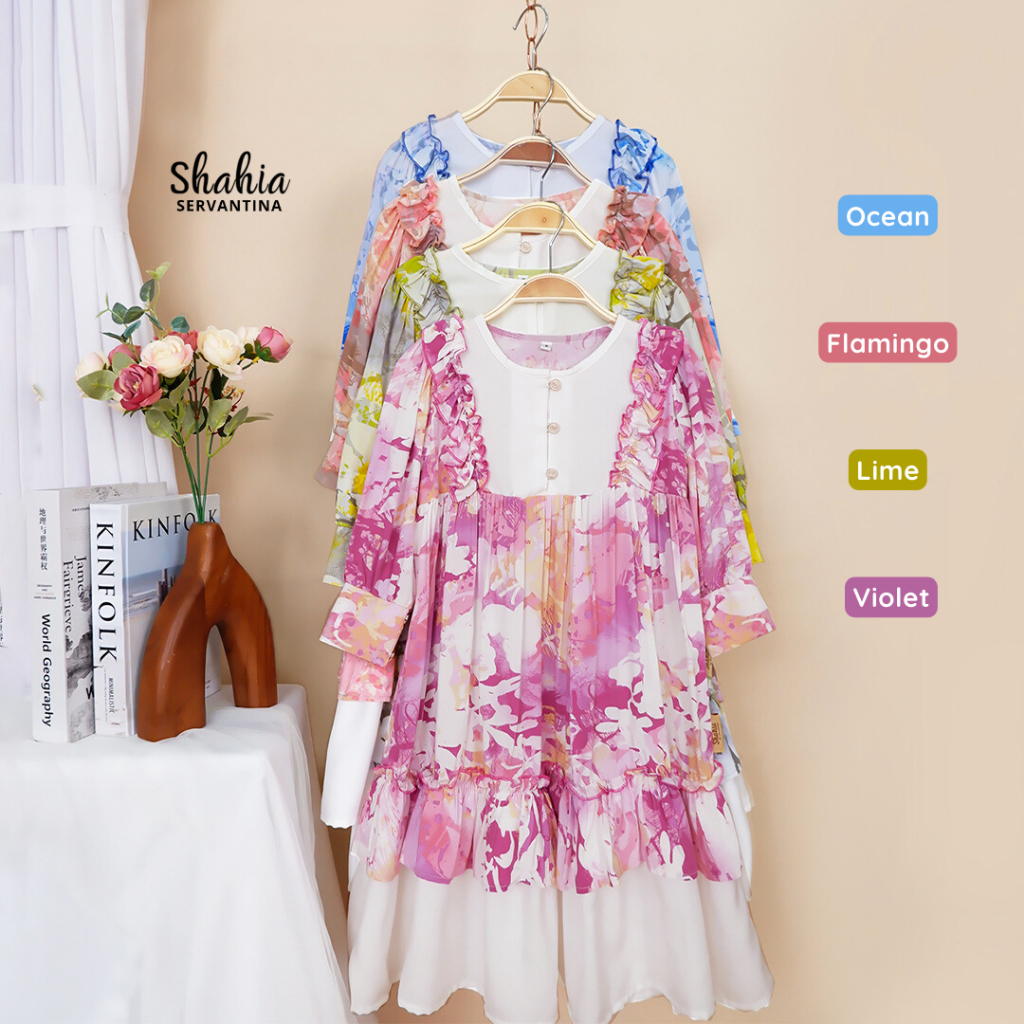Shahia Servantina - Beatrice Dress Gamis Anak Perempuan