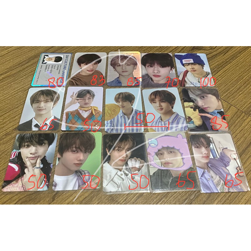 SALE PHOTOCARD OFFICIAL NCT DREAM JISUNG HAECHAN CHENLE SMCU SG 21 22 23 HOLO WE BOOM CANDYLAB CANDY CASH BEE RESONANCE ISTJ INTROVERT POSTER LAUNDRY SANRIO