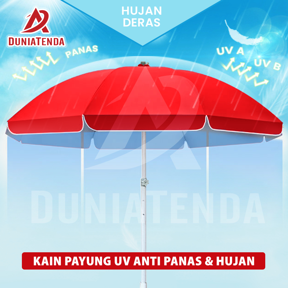 DT PAYUNG TENDA 280 CM PAYUNG JUALAN LAPAK BAZAR CAFE TENDA PAYUNG PANTAI JUMBO BESAR DENGAN SARUNG