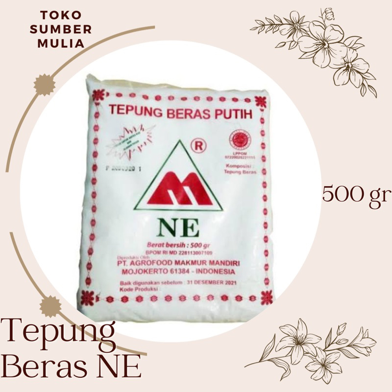 

Tepung Beras Putih NE 500 gram