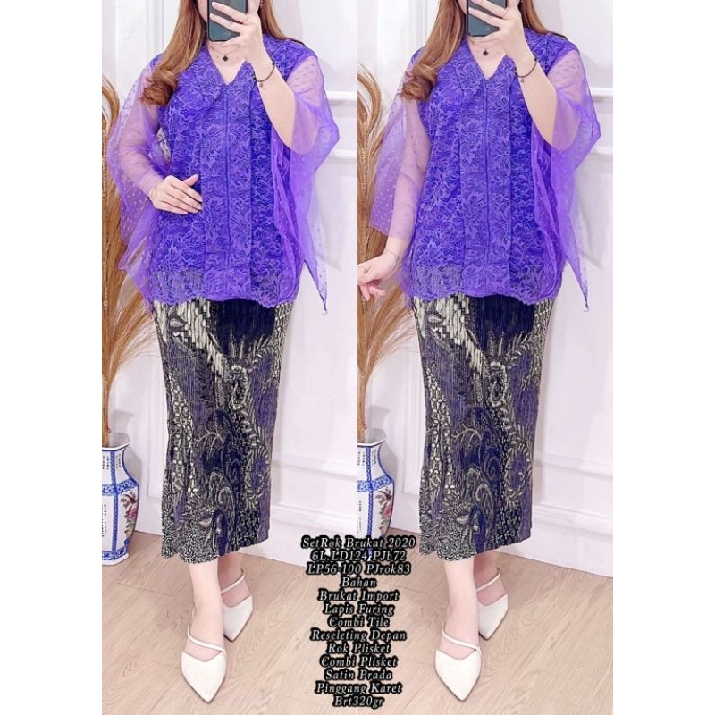SETELAN ROK BRUKAT 2020 IMPORT