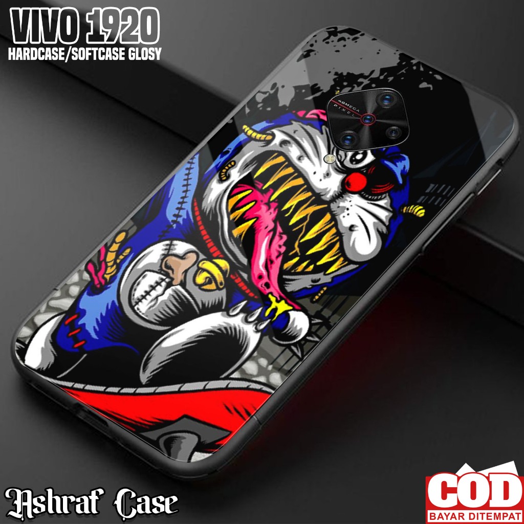 Case VIVO 1920 - Casing VIVO 1920 Terbaru ( MASK ) Silikon Hp Vivo 1920 - Softcase Glass Kaca - Kesi