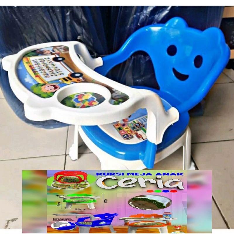 Meja Kursi Ceria Kursi Makan Bayi/Kursi Meja Makan Anak/Kursi Ceria Meja Kursi Tabitha RB3