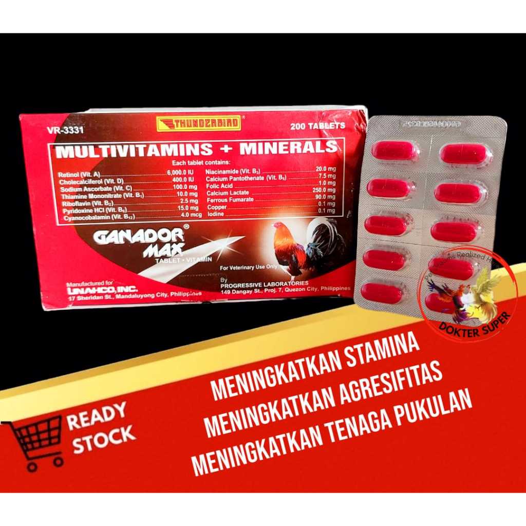 GANADOR MAX Doping Vit Ayam 1 strip