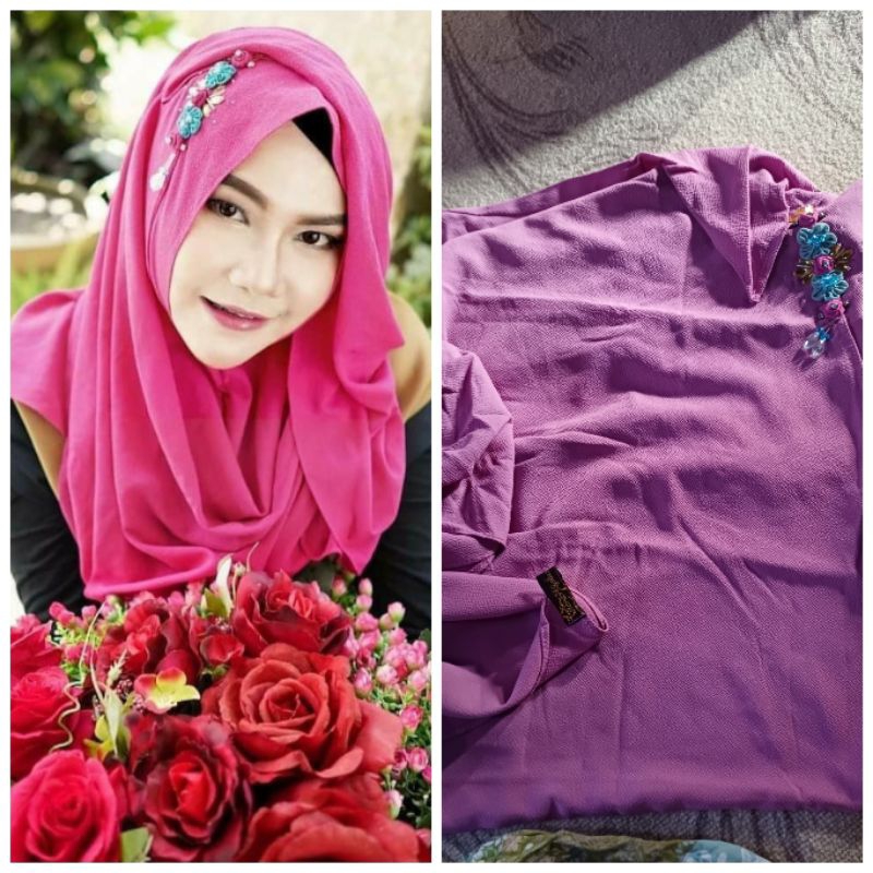 PL Tiara hijabers warna pink