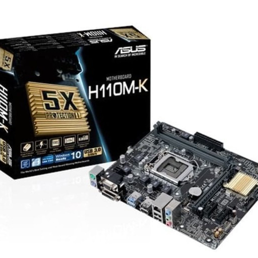 MOTHERBOARD ASUS H110M-K Socket 1151 DDR4 -  motherboard asus h110mk