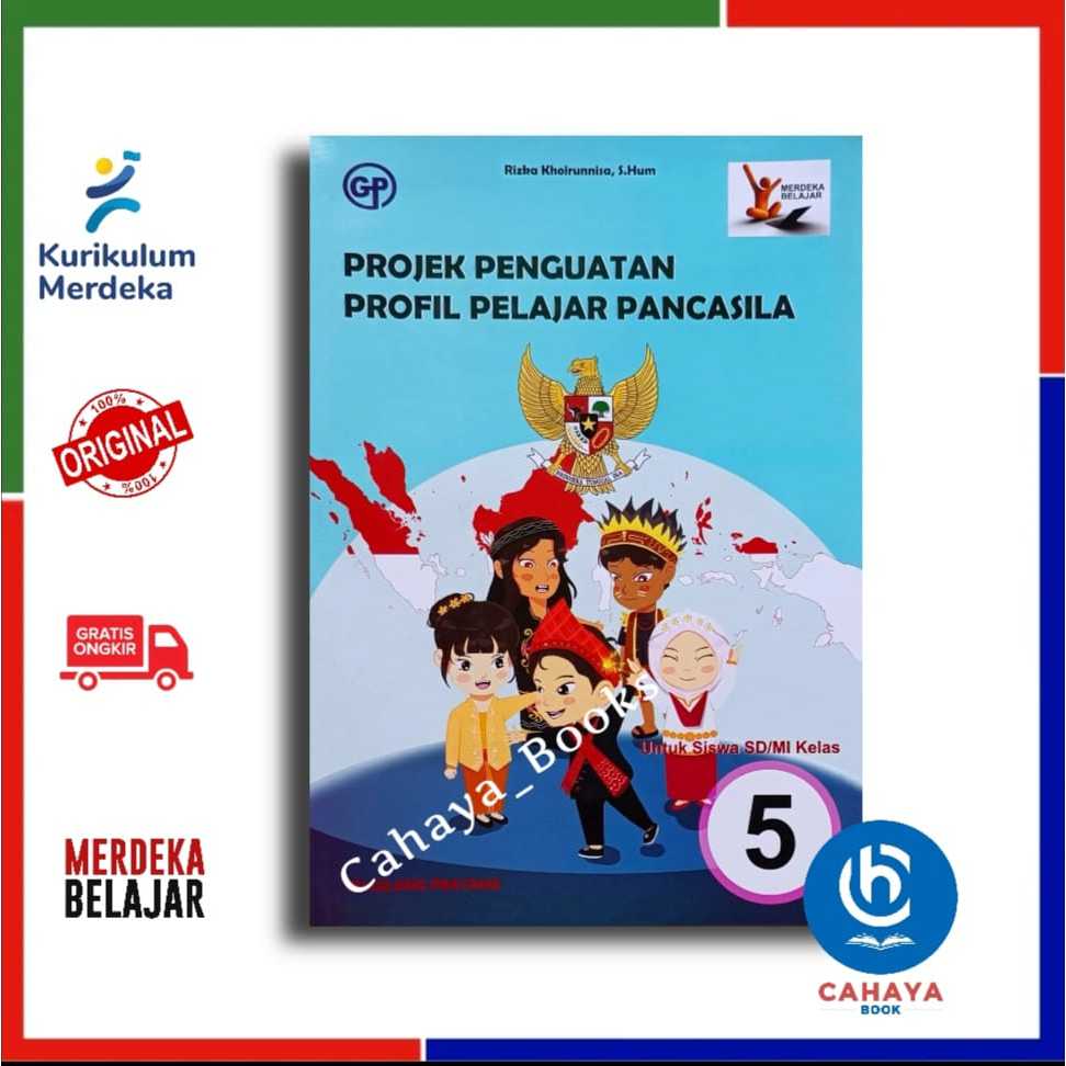 Buku P5 Kelas 5 SD/MI Kurikulum Merdeka