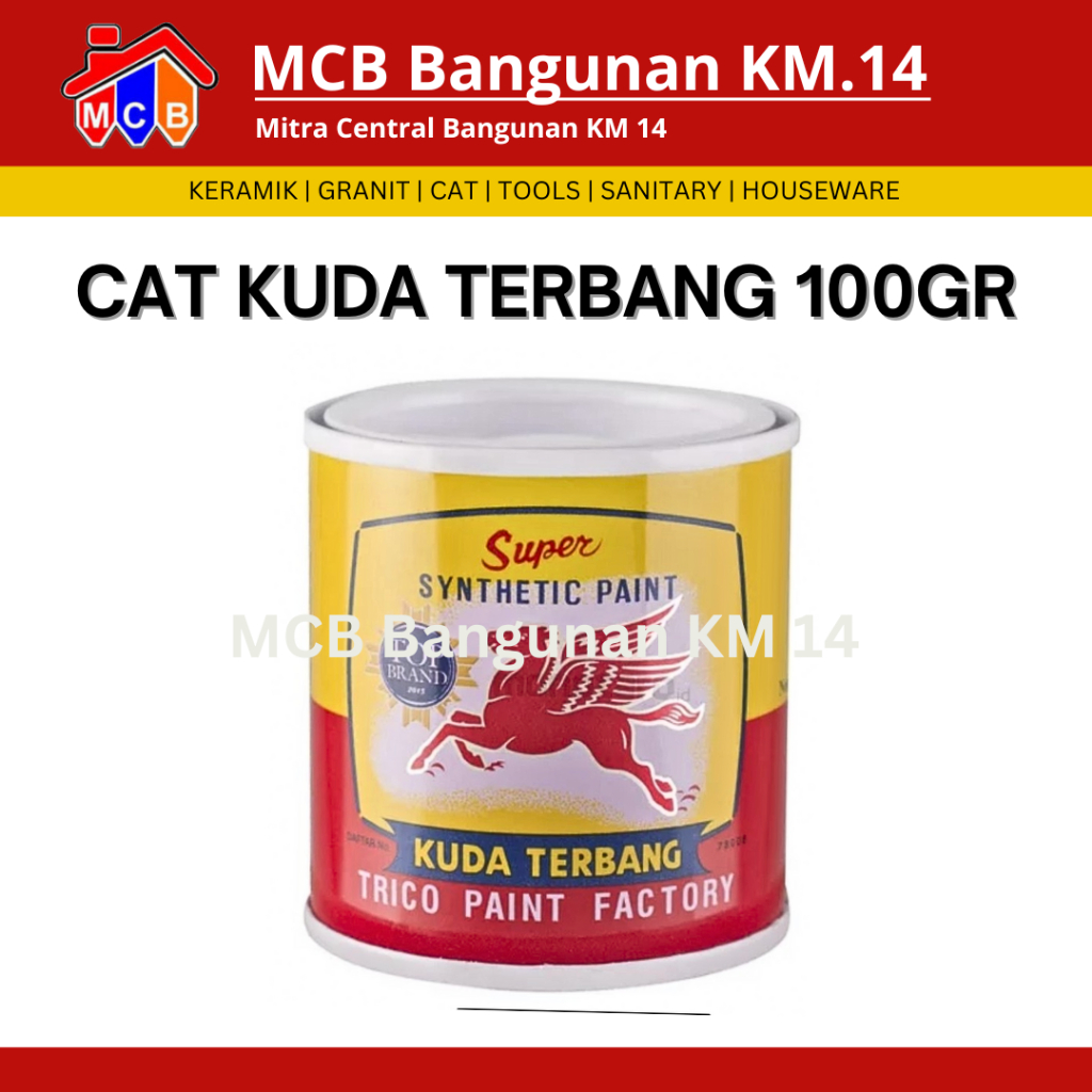 Cat Kayu Besi Kuda Terbang 0,1 L / Cat minyak kuda terbang / cat kuda terbang