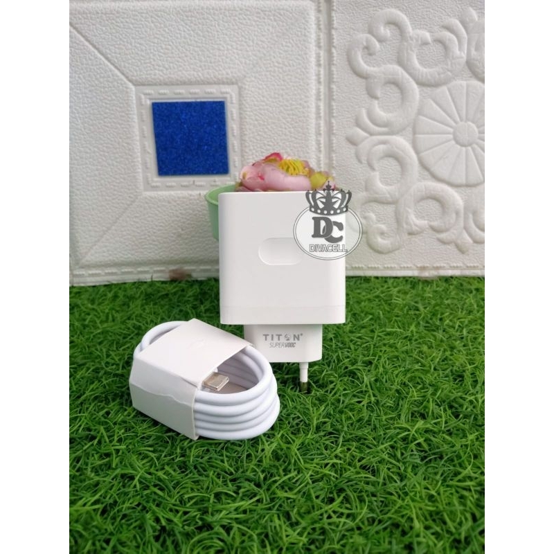 Charger Titon Gen 2 Oppo Super VOOC Original 80 Watt