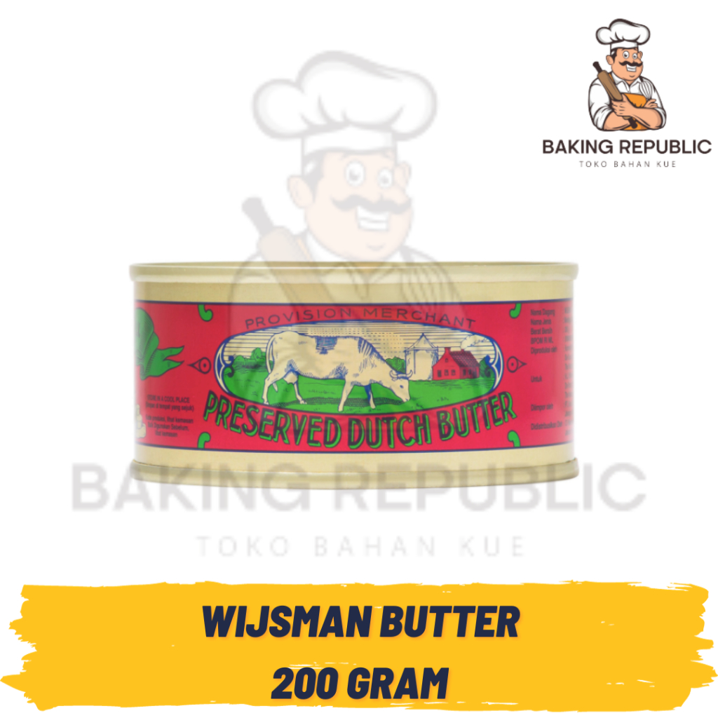 

WIJSMAN BUTTER | 200 GR | MENTEGA BUTTER WIJSMAN KEMASAN KALENG | ORIGINAL 100%