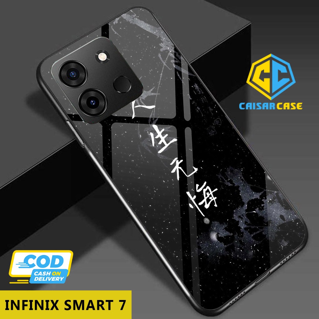 KAISAR CASE Case - Case INFINIX SMART 7 Terbaru - 31 - Fashion Case Tulisan Jepang Casing Hp Case Mu