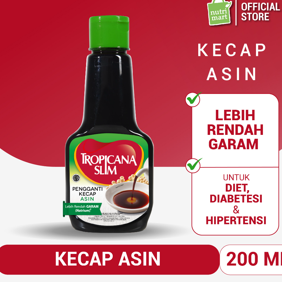 

Terbaru Tropicana Slim Kecap Asin 200ml - Bantu Dukung Hidup Sehat