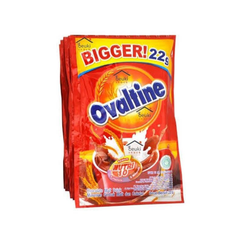 

[1 RENCENG] OVALTINE Susu Cokelat Formula isi 10 Sachet