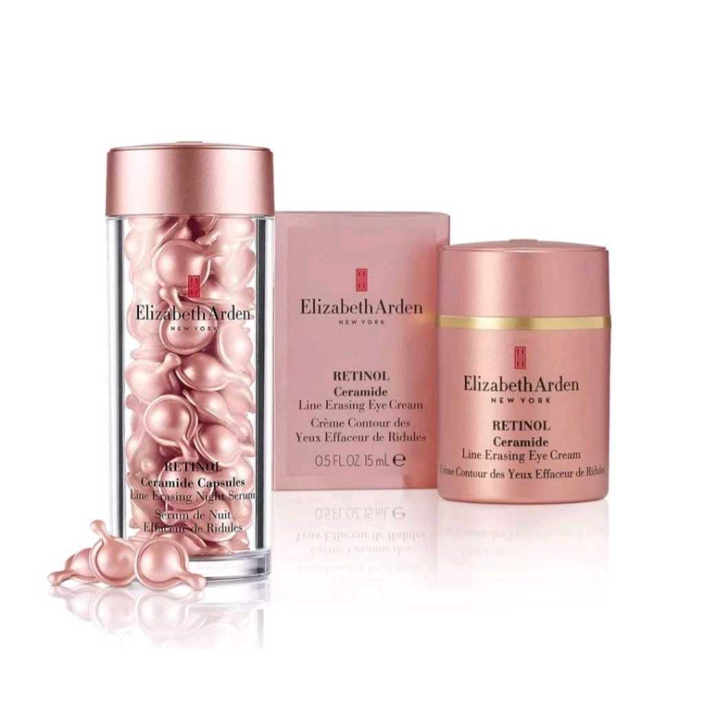 Bundle Elizabeth Arden Retinol Eye Cream + Retinol Ceramide 60 Capsule