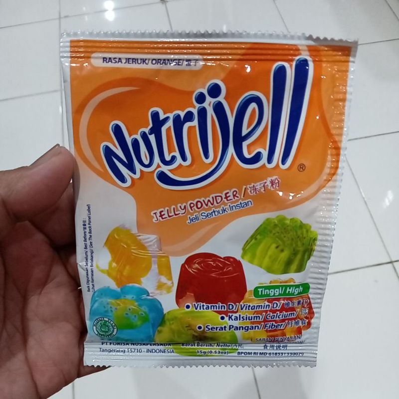 

Mahbubah - Nutrijell 15 g Jeli Serbuk Instan Rasa Jeruk