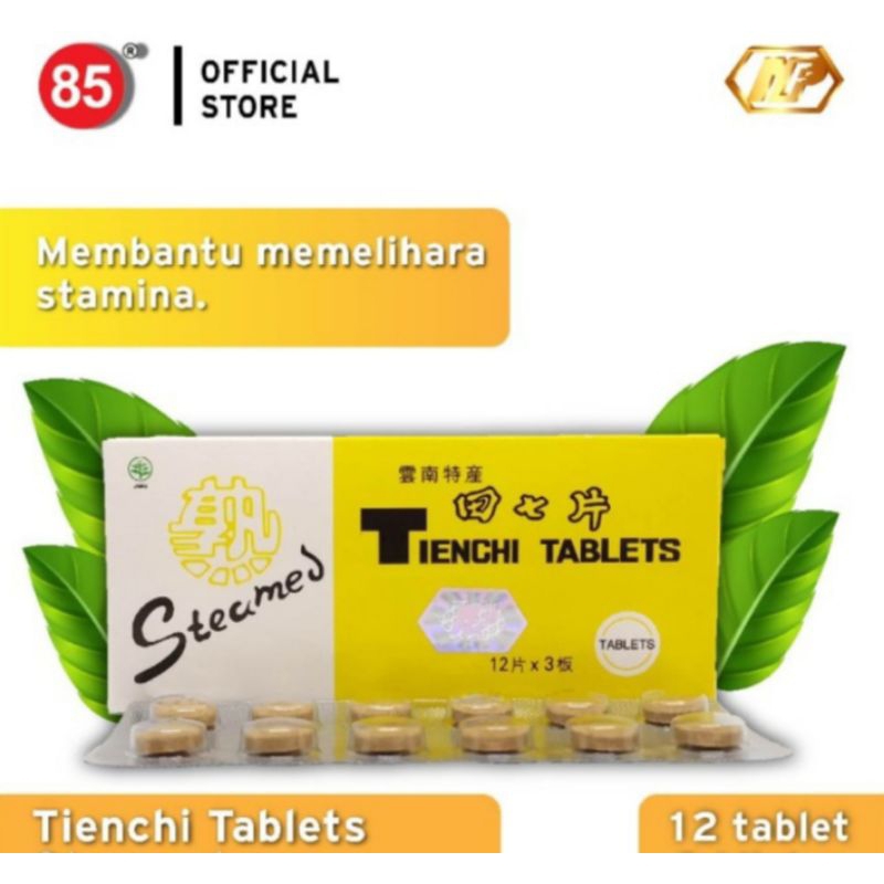 NAN FENG TIENCHI TABLET STEAMED 12 TABLET UNTUK TINGGI BADAN ANAK