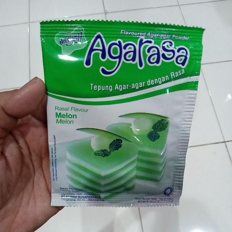 

Mahbubah - Nutrijell Agarasa 10 g Tepung Agar - Agar Dengan Rasa Melon