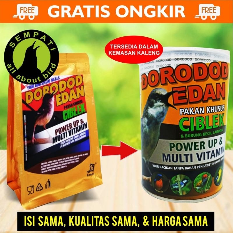 DORODOD EDAN CIBLEK VOER PAKAN BURUNG CIBLEK