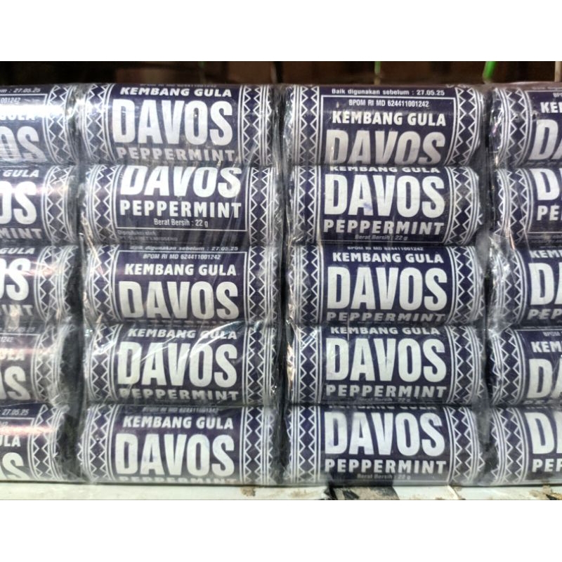 

Permen Davos Peppermint 1 Pack Isi 10 Roll Permen Jadul Jadoel Kembang Gula Permen Snack Jaman Dulu Jajanan Jadul Murah Meriah Enak