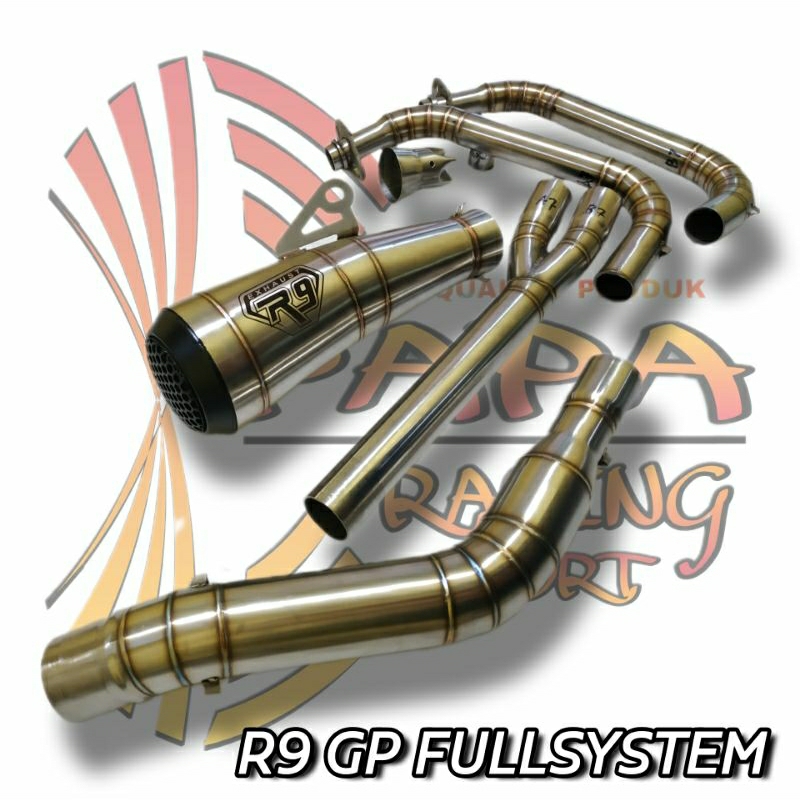 Knalpot R9 GP Ninja 250 fi CBR250RR Ninja 250 karbu R25 Z250Fi MT25