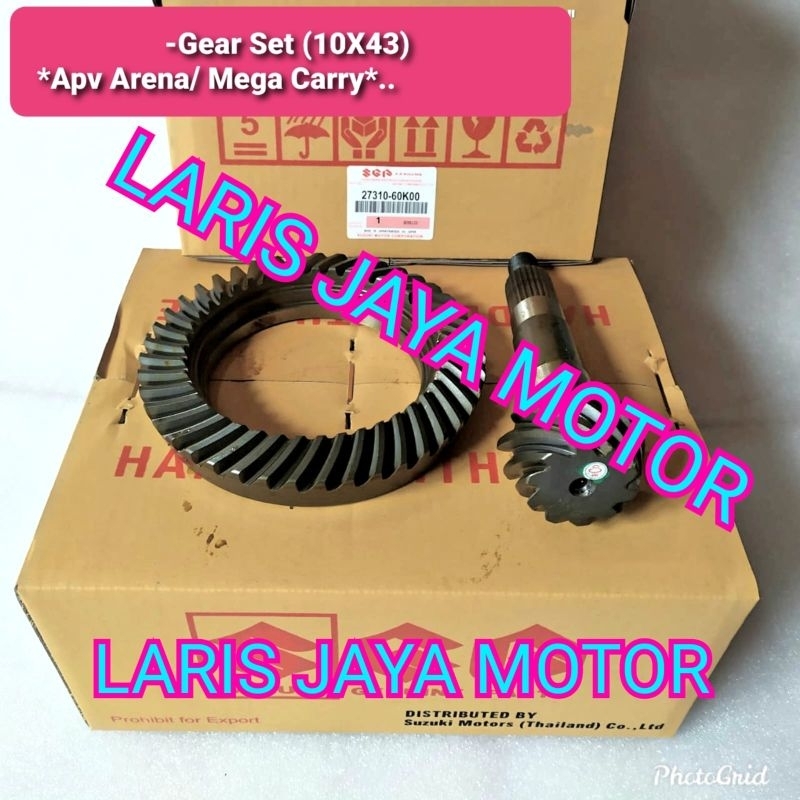 GEAR SET APV ARENA GIGI GARDAN APV ARENA 10X43