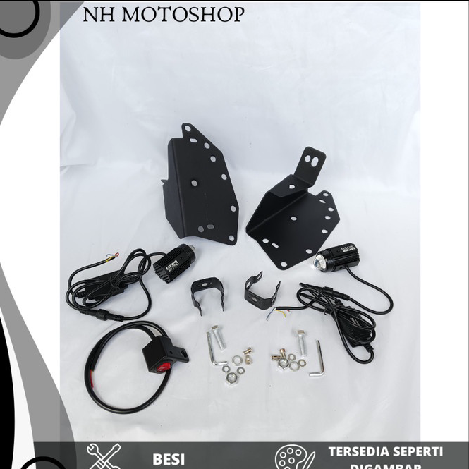 ✨ LAMPU D2 LASER BULLAES PLUS BRACKET UNTUK YAMAHA XMAX CONNECTED XMAX