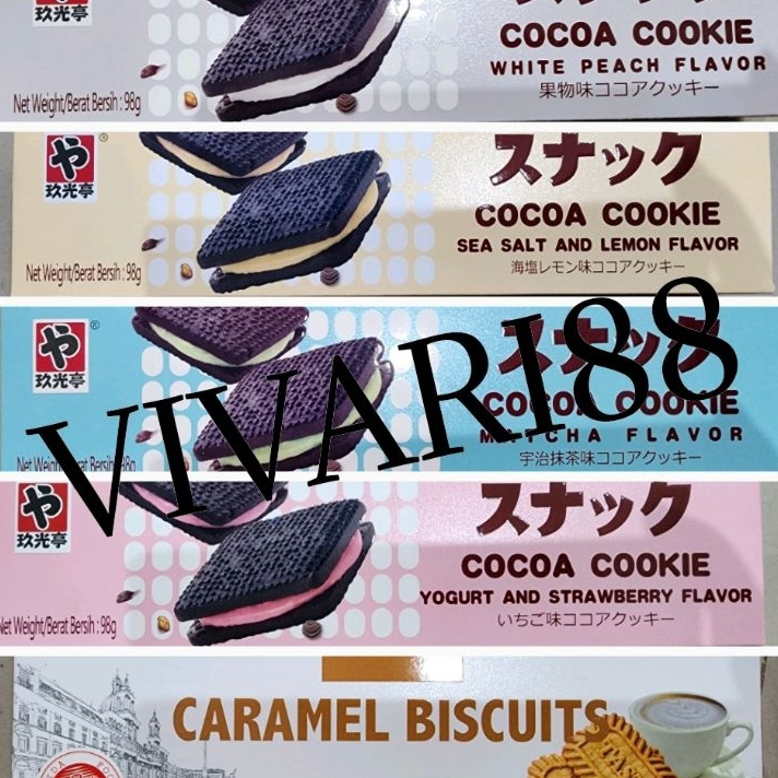 

Model Baru JGT Cocoa Cookies / Caramel Biscuits 98gr