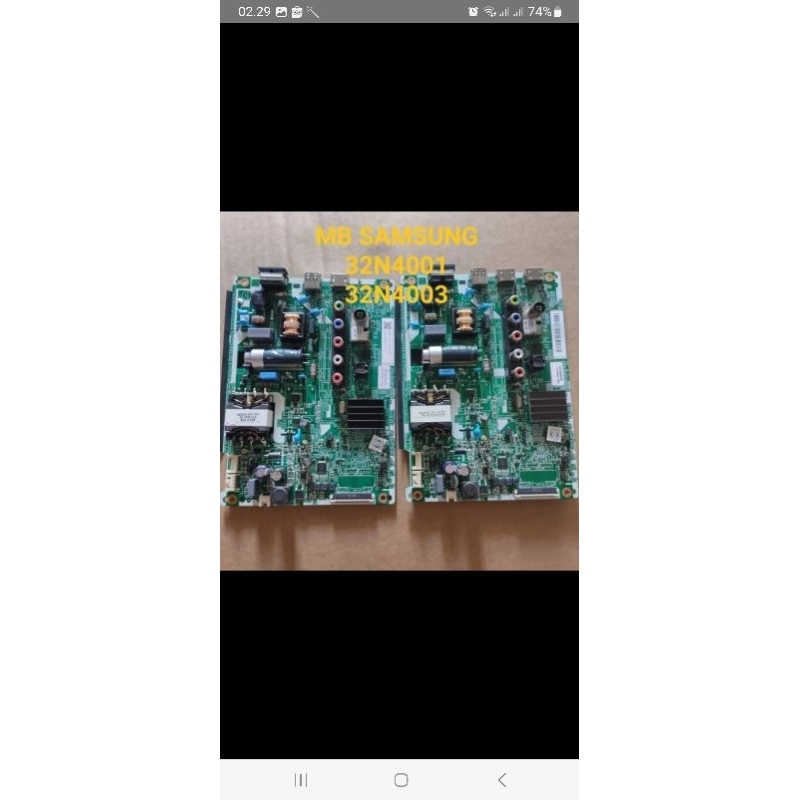 mb samsung 32n4001 32n4003 ua32n4001 ua32n4003