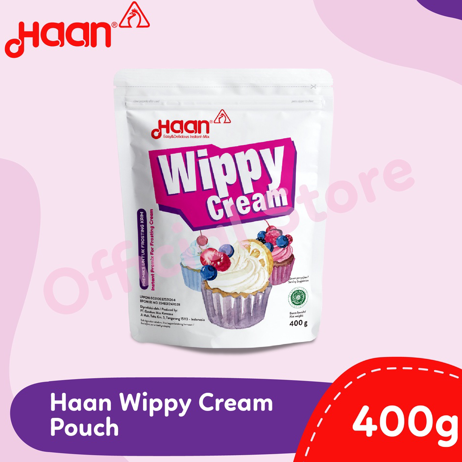 

Best Produk HAAN WIPPY CREAM 400gr