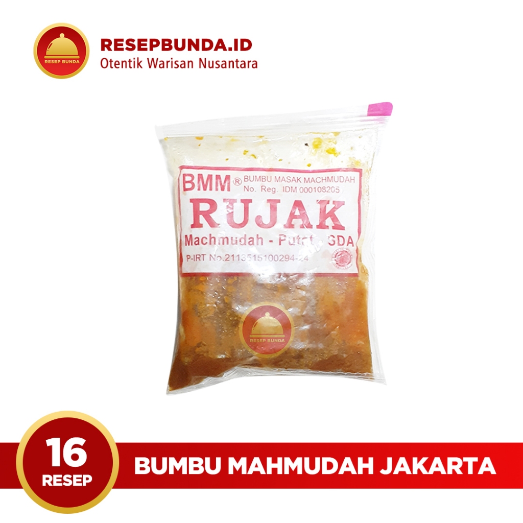 

(BUMBU RUJAK) Bumbu Machmudah Mahmudah BMM Sachet Asli Sidoarjo Bumbu Masak Instan Praktis Racik Rempah Dapur - 50 gr