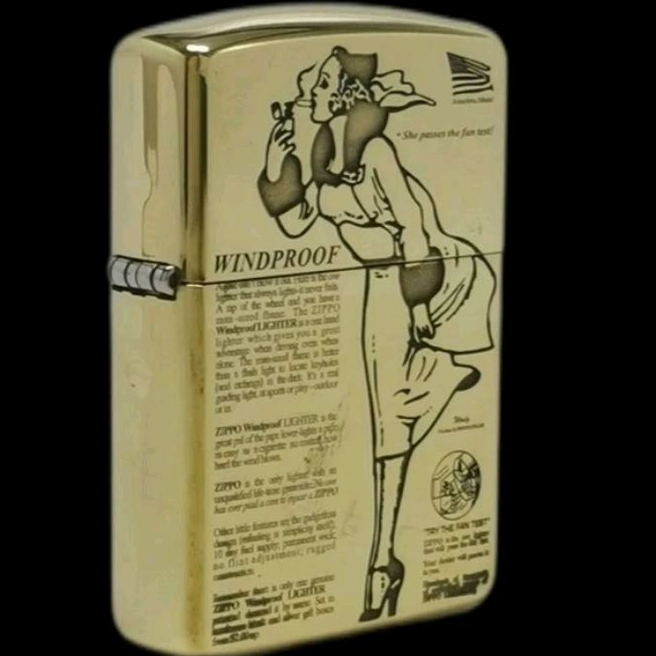 Korek Api Zipp0 WINDPROOF + Batu Korek