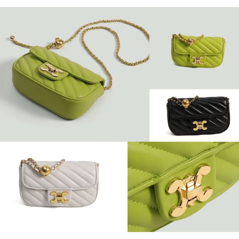 Tas Selempang Wanita LUXURY Mini bag Butterfly tali rantai