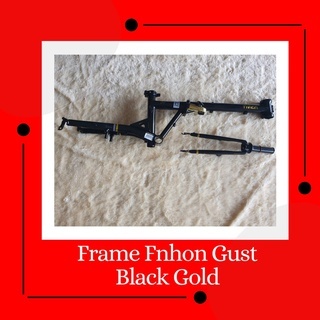 Frame set fnhon Gust Black Gold 20 inch V brake not Blast Storm Tanpa Handlepost
